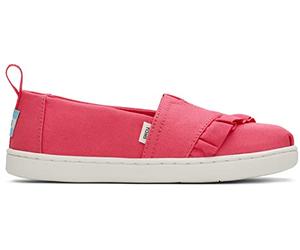 TOMS Ruffle Alpargata Flache Slipper, Himbeere, 36.5 EU