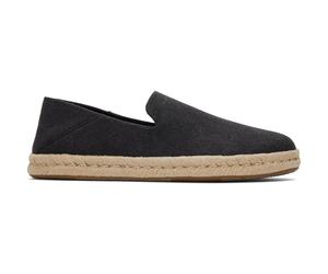 Toms Santiago black recycled cotton canvas 46