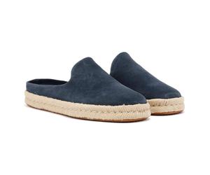 TOMS Santiago Herren Clogs Aus Veloursleder In Blau EU 47.5 / UK 12