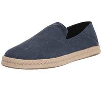 TOMS Santiago Herren-Loafer, flach, Marineblau, 41 EU