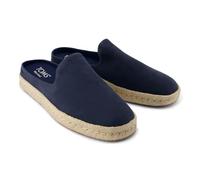 TOMS Santiago Mule Herren Pantoletten Aus Leder In Marineblau - EUR 46
