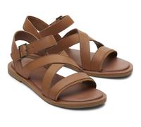 TOMS Sloane 100% Rindsleder Damen Tan Wedges EU 37 / UK 4