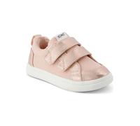 TOMS Mädchen Cruz Double Strap Sneaker mit Klettverschluss, Pale Rose Metallic Pu