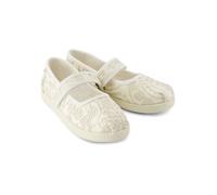 TOMS Spangenballerinas in Creme - Größe 35 | Kinderballerinas