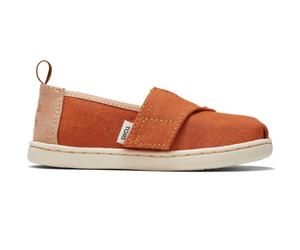 Toms - Tiny Alpargata Woven - Kleinkinder Klett-Espadrilles - Braun (Umber Br..., Gr. 28.5 EU / 11 US C / 10 UK C