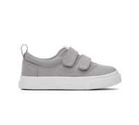 TOMS Tiny Unisex Fenix Double Strap Sneaker, Drizzle Grey Canvas, 10 UK