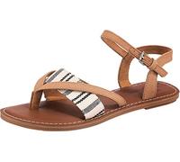 TOMS Travel Lite Court Damen-Sneaker, Weiß, braun, 37 EU