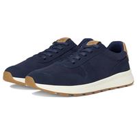 TOMS Herren Trvl Lite Retro Sneaker, Wasserabweisendes marineblaues Wildleder, Vintage-Twill, 43.5 EU