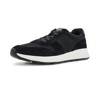 TOMS Herren Trvl Lite Retro Sneaker, Wasserabweisendes schwarzes Wildleder, Vintage-Twill, 42 EU