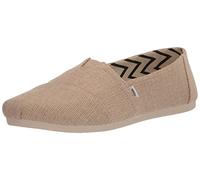 TOMS Damen Alpargata Heritage Leinwand Flacher Slipper, Natürlich, ungefärbt, 38 EU