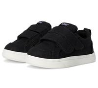 TOMS Unisex Kid's Cruz Double Strap Hook and Loop Sneaker, Black Heritage Canvas, 7 UK Child