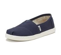 TOMS Unisex Kinder Alpargata Core Flache Slipper, Marineblau, 35 EU