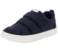 TOMS Unisex Kinder Cruz Double Strap Sneaker Mit Klettverschluss, Navy Heritage Canvas, 34 EU