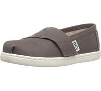 TOMS Unisex Kinder Tiny Alpargata Flache Slipper, Grau, 22 EU