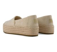 Toms Valencia champagne glimmer slub canvas 39