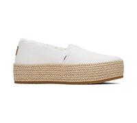 Toms Damen Valencia Plattform, Weiß, 40 EU