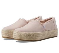 Toms Valencia, Flacher Slipper, Ballet Pink Canvas,