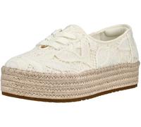 Toms Halbschuhe Valencia Lace Up Damen Egret Floral Crochet Gr. 38