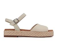 Toms Abby natural slubby woven/leather 36