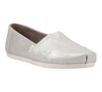 TOMS Alpargata mit Cloudbound Leather Damen Silber Espadrilles, silber, 37.5 EU