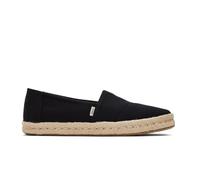 Toms Alpargata Rope 2.0 black recycled cotton slubby 40