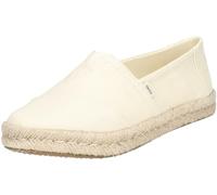 Toms Women's Alpargata Rope 2.0 Espadrille, Natural Recycled Cotton Slubby, 36 EU