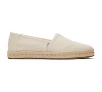 TOMS Women's Alpargata Rope 2.0 Espadrille, Natural Recycled Cotton Slubby, 40 EU