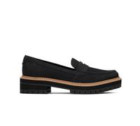 TOMS Damenschuhe Cara Loafer 10020224 Leder schwarz Größe 38,5 EU