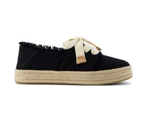 TOMS - Women's Carolina Lace Up - Sneaker, Gr. 41, schwarz/beige (Black)