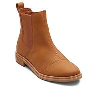 TOMS Women's, Charlie Boot, Brown Sugar Leather, 37.5 EU