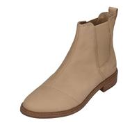 TOMS Women's Charlie Chelsea Boot, Oatmeal Nubuck Leather, 38 EU