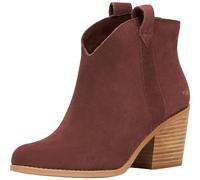 TOMS Damen Konstanz Stiefelette, Kastanienbraunes Wildleder, 40 EU