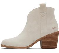 TOMS Women's Constance Ankle Boot, Light Sand Suede, 38 EU
