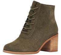 TOMS Women's Evelyn Lace-up Ankle Boot, Olive Night Suede, 42.5 EU