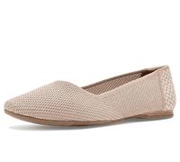 TOMS Women's Gemma Flat, Dune Engineered Knit, 42.5 EU