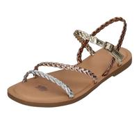 TOMS Women's Kira Sandal, Leather Upper