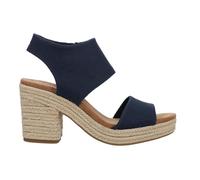 TOMS Women's, Majorca Platform Sandal, Navy Basket Weave, 42 EU