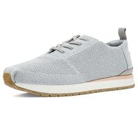 TOMS Women's Resident Plus Lace Up Sneaker, Light Grey Engineered Knit, 38.5 EU