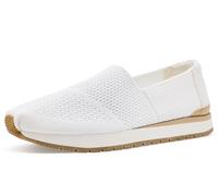 TOMS Women's Resident Plus Sneaker, White Engineered Knit, 38 EU