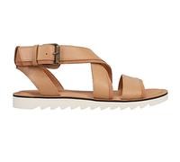 TOMS Women's Sidney Tread Flat Sandal, warm beige, 39 EU