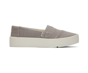 TOMS - Women's Verona Slip On - Sneaker, Gr. 36.5, grau/beige (LightGrey)