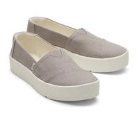 Toms Verona Slip ON morning dove heritage canvas 38