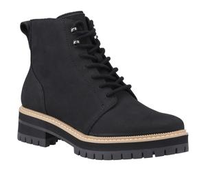 TOMS Wylder Leder Damen Schwarz Stiefel EU 42 / UK 8