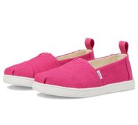 TOMS Youth Girl's Classic Alpargata Espadrille Loafer Flat, Fuchsia Heritage Canvas, 11.5 UK