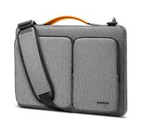 tomtoc 360° Schützende Laptop-Umhängetasche für 15,6 Zoll Laptop, passend für Acer Aspire 3/5/7, Dell Inspiron/XPS, ASUS ROG/TUF, Lenovo ThinkPad L/E/T/P/V, wasserdichte Zubehörtasche