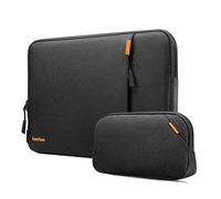 tomtoc 360° Tasche Hülle für 15-Zoll Neu MacBook Air M4/A3241 M3/A3114 M2/A2941 2025-2023, 15 Zoll Microsoft Neu Surface Laptop (Copilot+ PC)/6/5/4/3, Wasserabweisend Laptophülle mit Zubehör Tasche