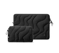 tomtoc Gesteppte Laptop Tasche Hülle für Neu 13-Zoll MacBook Air M5/A3449 (2026), M4/A3240 (2025), M3/M2/M1, Passend für 13'' MacBook Neo A18 Pro, 13'' MacBook Pro, Puffy Sleeve Set mit Zubehörtasche