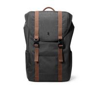 tomtoc Laptop Rucksack für Damen Herren, Vintage Tagesrucksack Daypack Casual Backpack mit 22 Liter für Alltag Freizeit Uni Schule, Classic Rucksäcke Passt 13-15,6 Zoll Laptops, Schwarz
