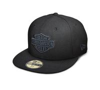 Tonal Bar & Shield Logo Black 59FIFTY Cap Schirmmütze, XXL XXL schwarz