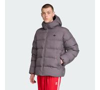 Tonal Hooded Puffer Jacke Grey Strata XS